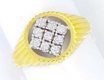 Foto 1 - Schicker Gold-Diamantenring 0,33ct Brillanten, S2946