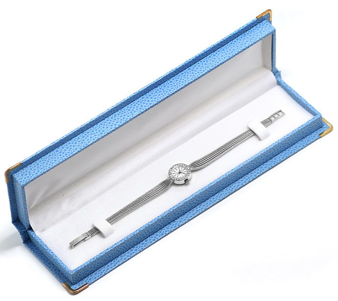 Foto 4 - Roxy Damen-Armbanduhr, mit Diamanten-Lünette, Weißgold, U2027